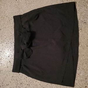 Black exercise skort